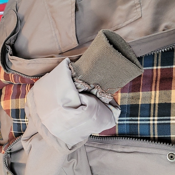 Vintage Branded Lion Gray Ranch Work Coat - Picture 12 of 12